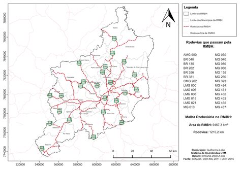 Rota 40, Belo Horizonte e Região